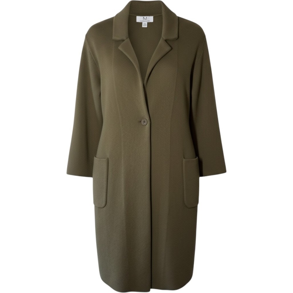 Magaschoni Longline Knit Cardigan Women's Large